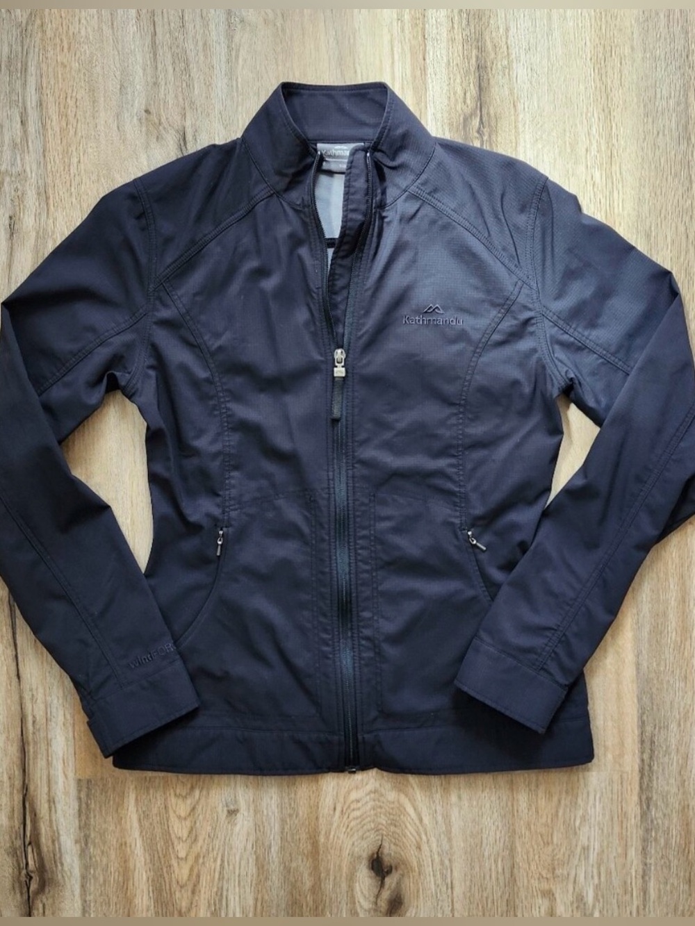 Kathmandu Women's Wind Resistant Black Softshell Jacket. AU Size 8